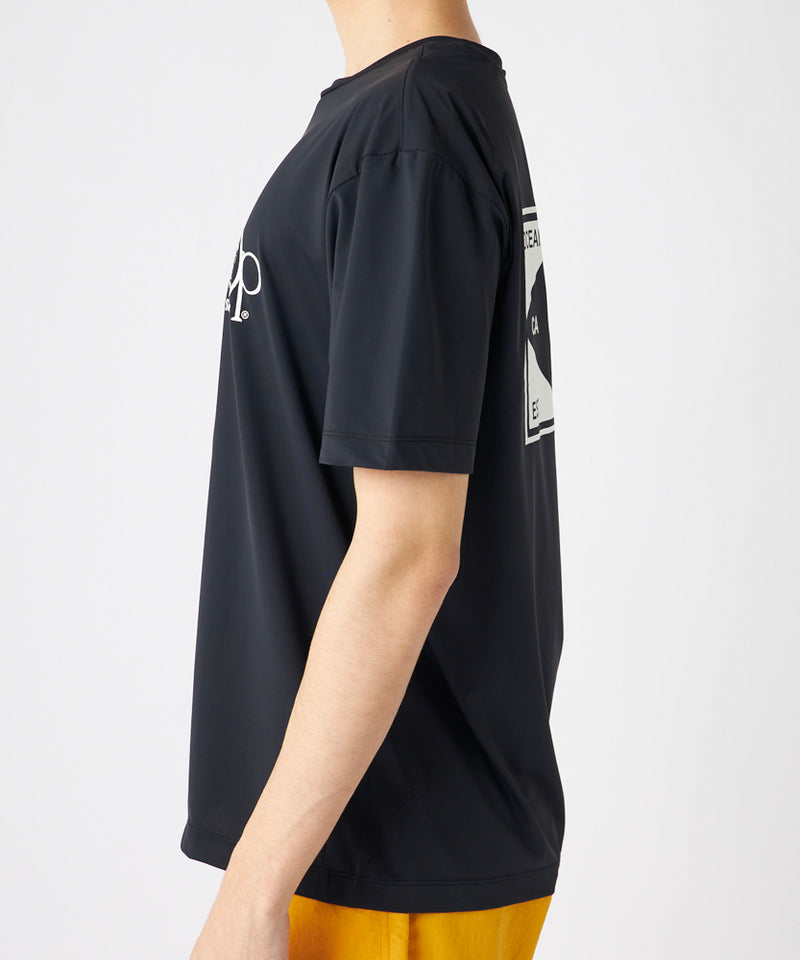 【UPF50+/接触冷感/水陸両用】スーパーナイロンクール バックプリントTEE
