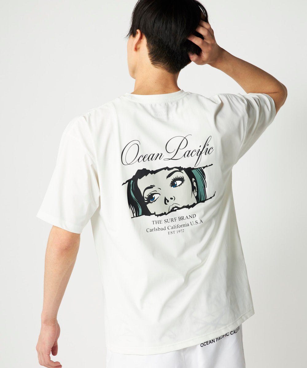 plage バックプリントTシャツ tシャツ 90's リバイバル バック プリント Tシャツ レディース